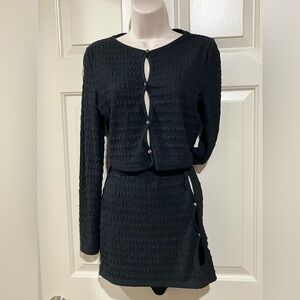 Shein woman medium US size 6 2 pc top with skirt set